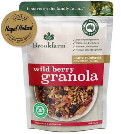 Brookfarm Wild Berry Granola 400g