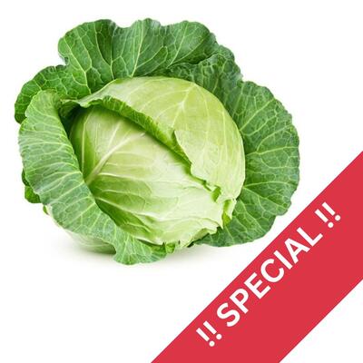 Cabbage - Whole Large Drum