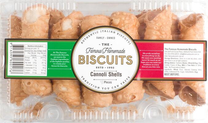 Famous Biscuits Cannoli