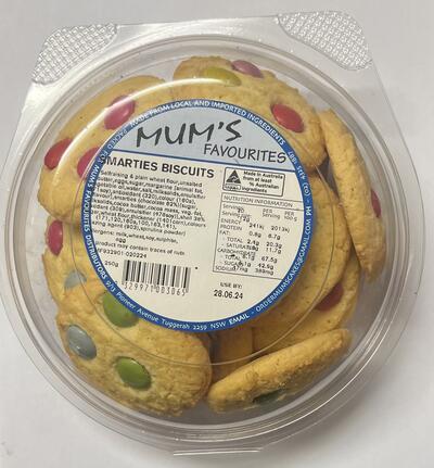 Mums Smarties Biscuits