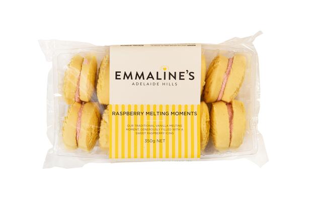 Emmalines Raspberry Melting Moments Biscuits 