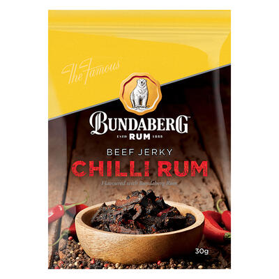 Bundaberg Beef Jerky Chilli Rum 