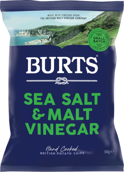 Burts Sea Salt & Malt Vinegar 