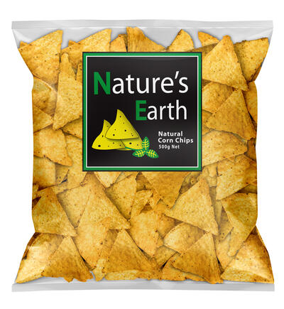 Nature's Earth Corn Chips Natural